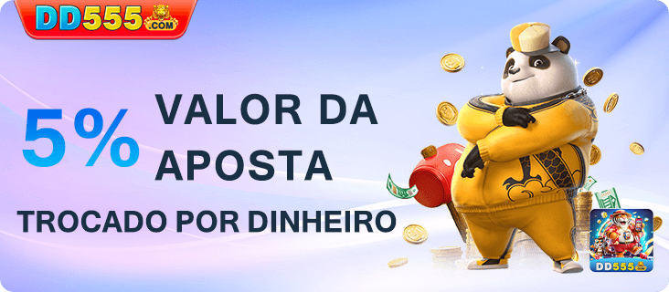 VALOR DA 5% APOSTA TROCADO POR DINHEIRO